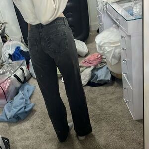 Levi's Black Straight Leg Jeans